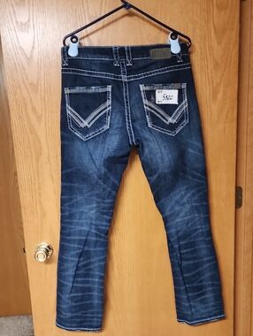 Buckle Men's Dark Blue Washed Jeans 32R number 5320